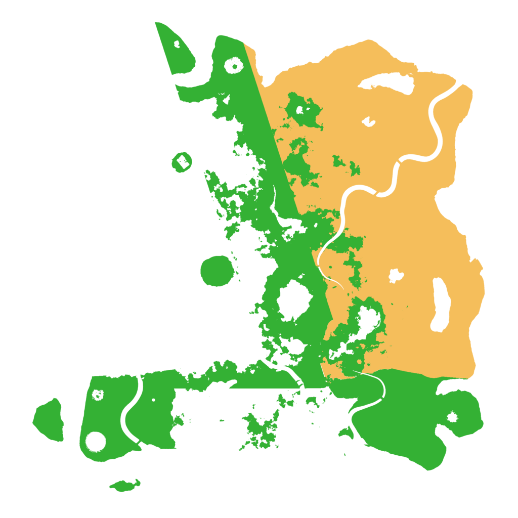Biome Rust Map: Procedural Map, Size: 4500, Seed: 78409243