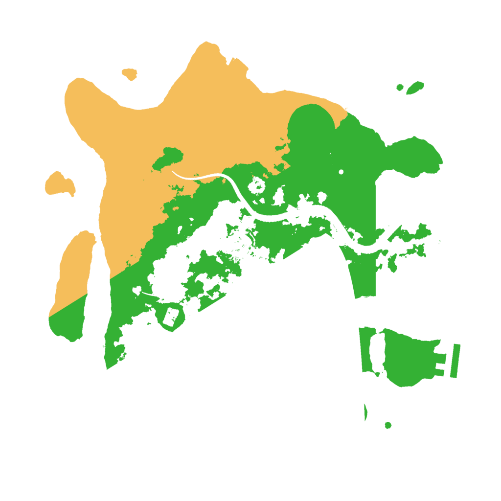 Biome Rust Map: Procedural Map, Size: 3000, Seed: 990694793