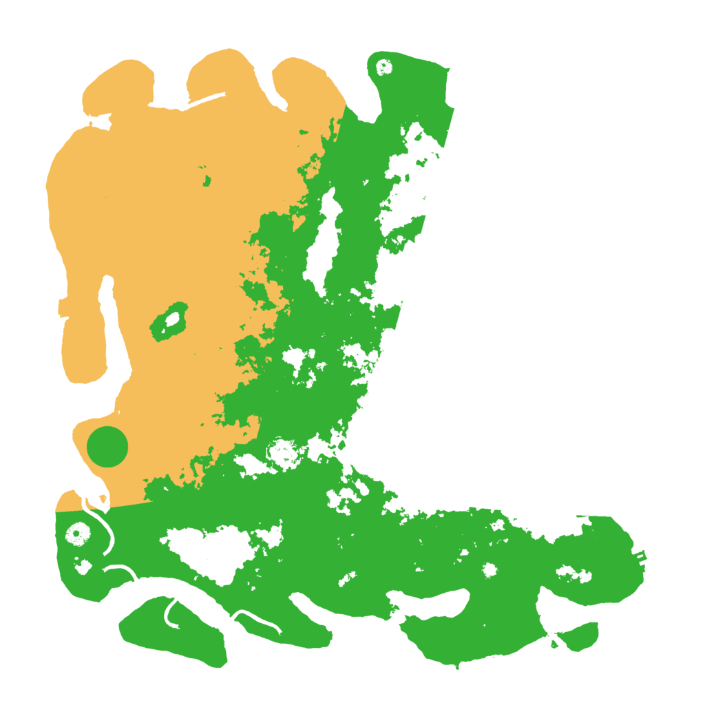 Biome Rust Map: Procedural Map, Size: 4500, Seed: 2120358571