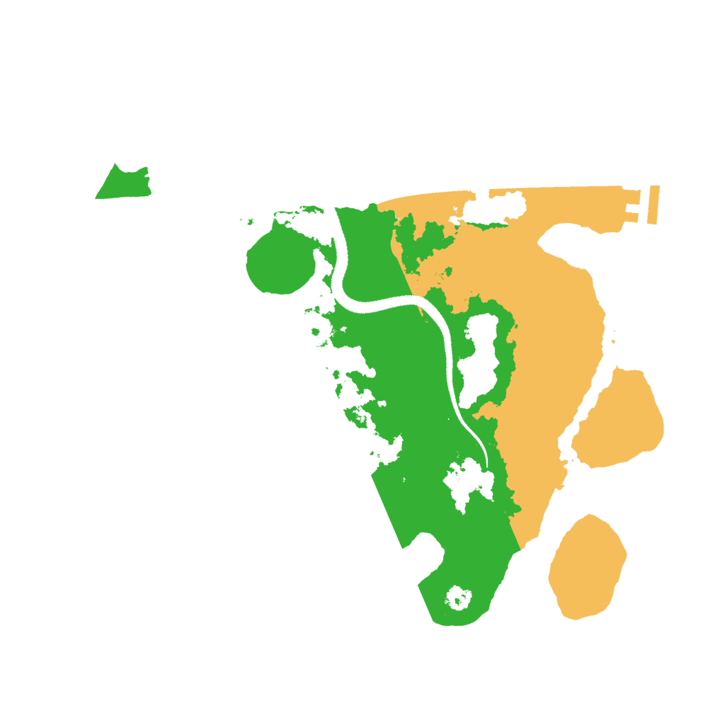 Biome Rust Map: Procedural Map, Size: 3000, Seed: 338474833