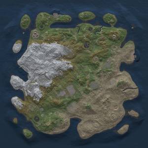 Thumbnail Rust Map: Procedural Map, Size: 4000, Seed: 962468937, 19 Monuments