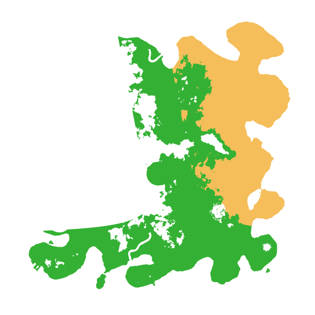 Biome Rust Map: Procedural Map, Size: 3600, Seed: 1333508440