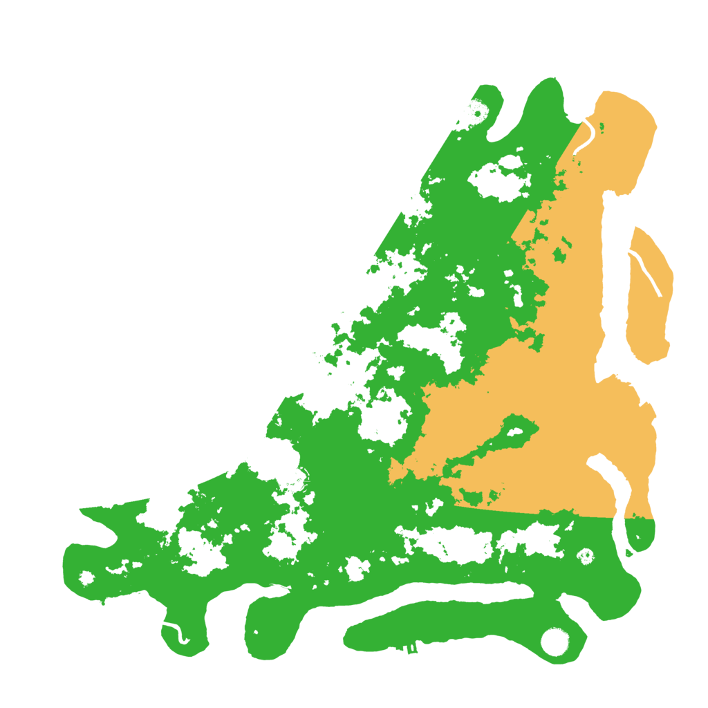 Biome Rust Map: Procedural Map, Size: 4500, Seed: 1109631486