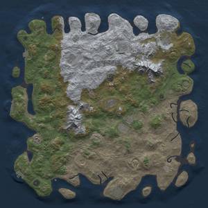 Thumbnail Rust Map: Procedural Map, Size: 5000, Seed: 160459864, 19 Monuments