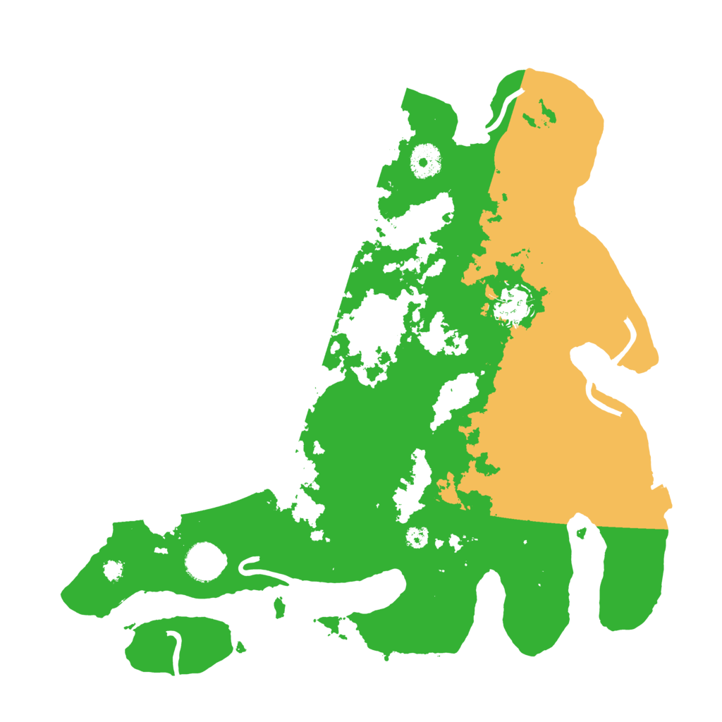 Biome Rust Map: Procedural Map, Size: 3300, Seed: 10171