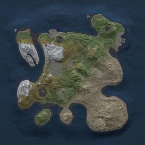 Thumbnail Rust Map: Procedural Map, Size: 2250, Seed: 69133769, 6 Monuments