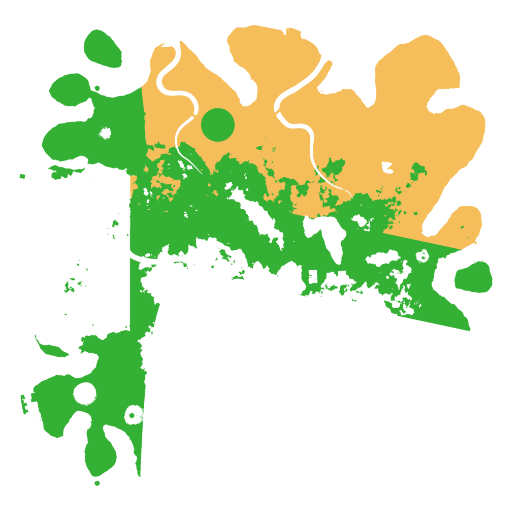 Biome Rust Map: Procedural Map, Size: 4100, Seed: 887913799