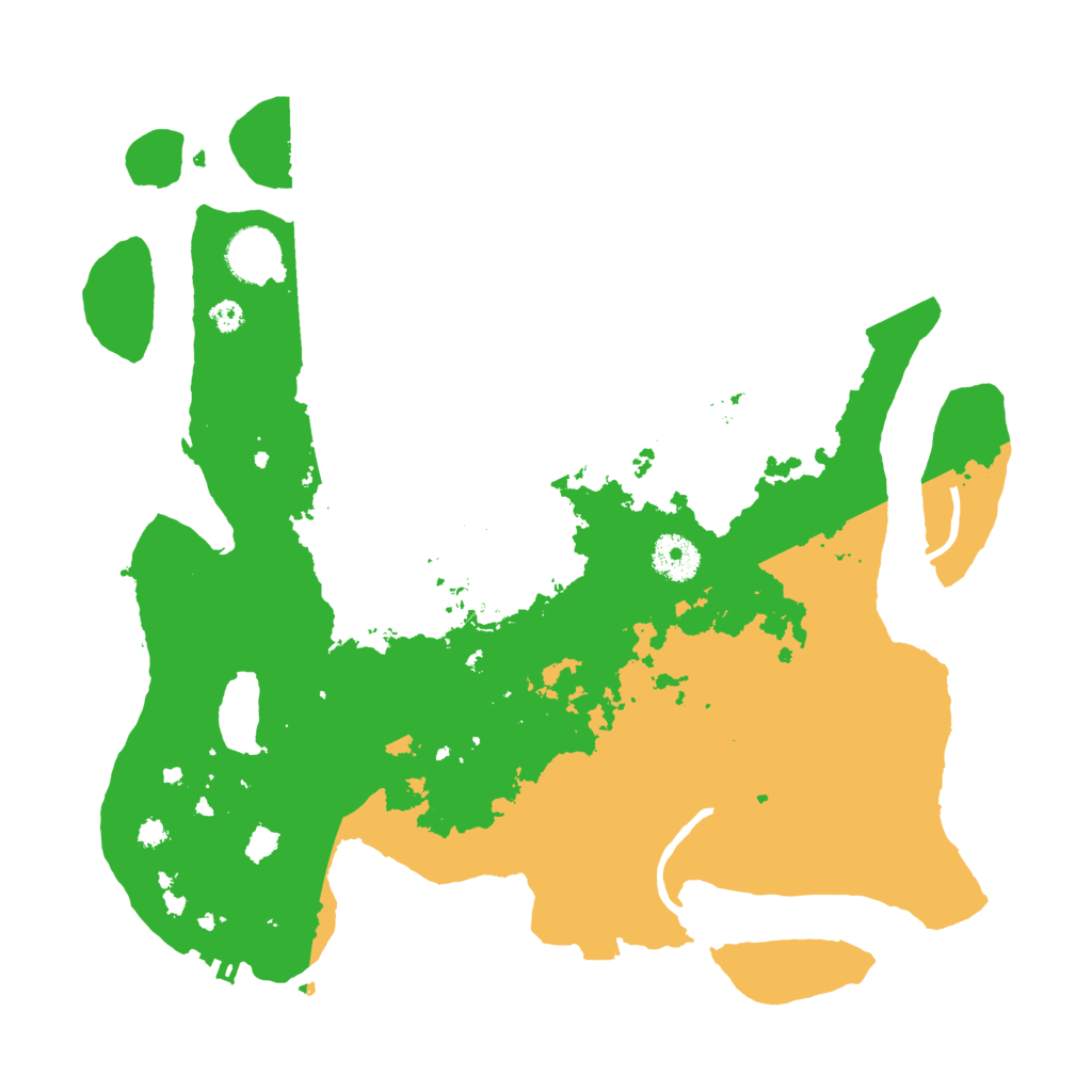 Biome Rust Map: Procedural Map, Size: 3500, Seed: 1642447947