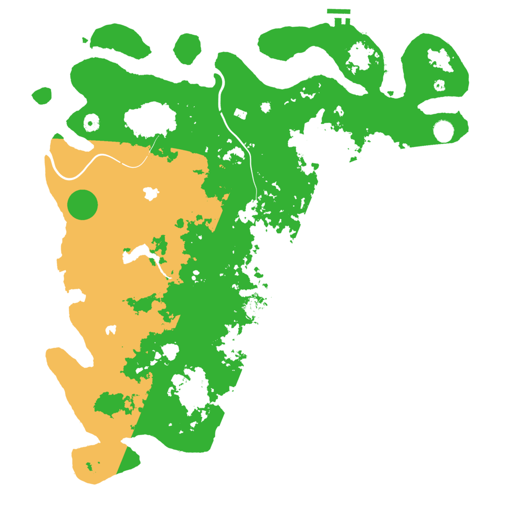 Biome Rust Map: Procedural Map, Size: 4500, Seed: 42024040