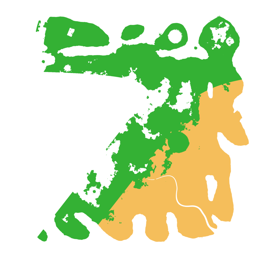 Biome Rust Map: Procedural Map, Size: 3500, Seed: 238283361