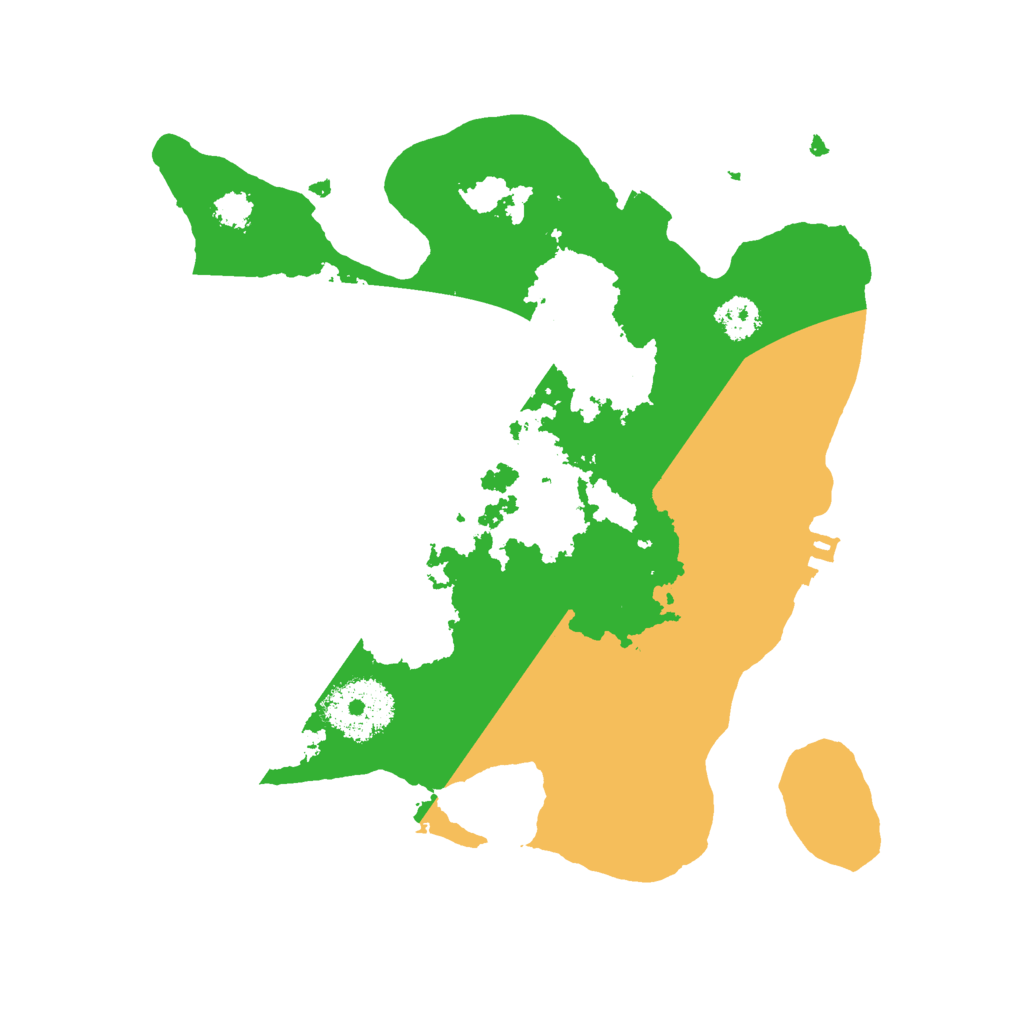 Biome Rust Map: Procedural Map, Size: 2500, Seed: 524621542