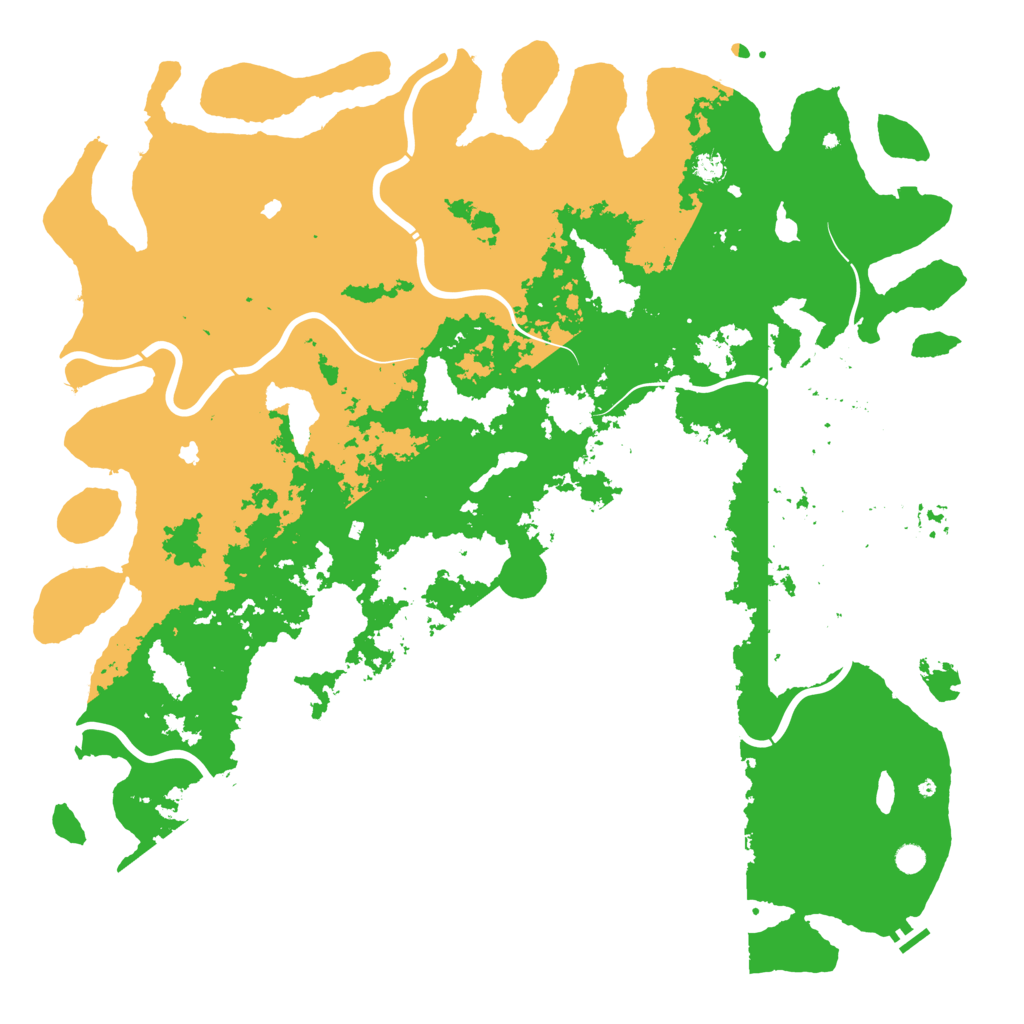 Biome Rust Map: Procedural Map, Size: 6000, Seed: 271051618