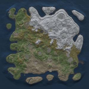 Thumbnail Rust Map: Procedural Map, Size: 4200, Seed: 799895834, 18 Monuments