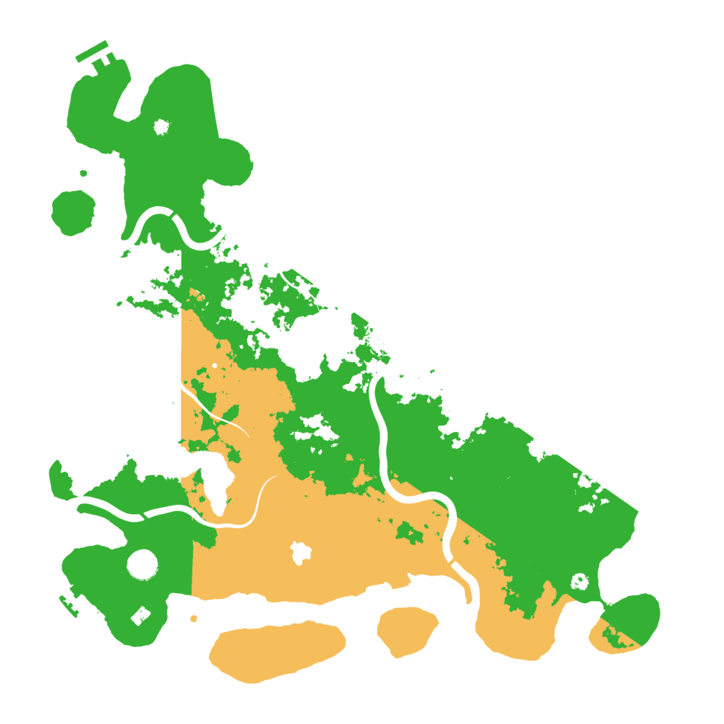 Biome Rust Map: Procedural Map, Size: 4200, Seed: 799895834