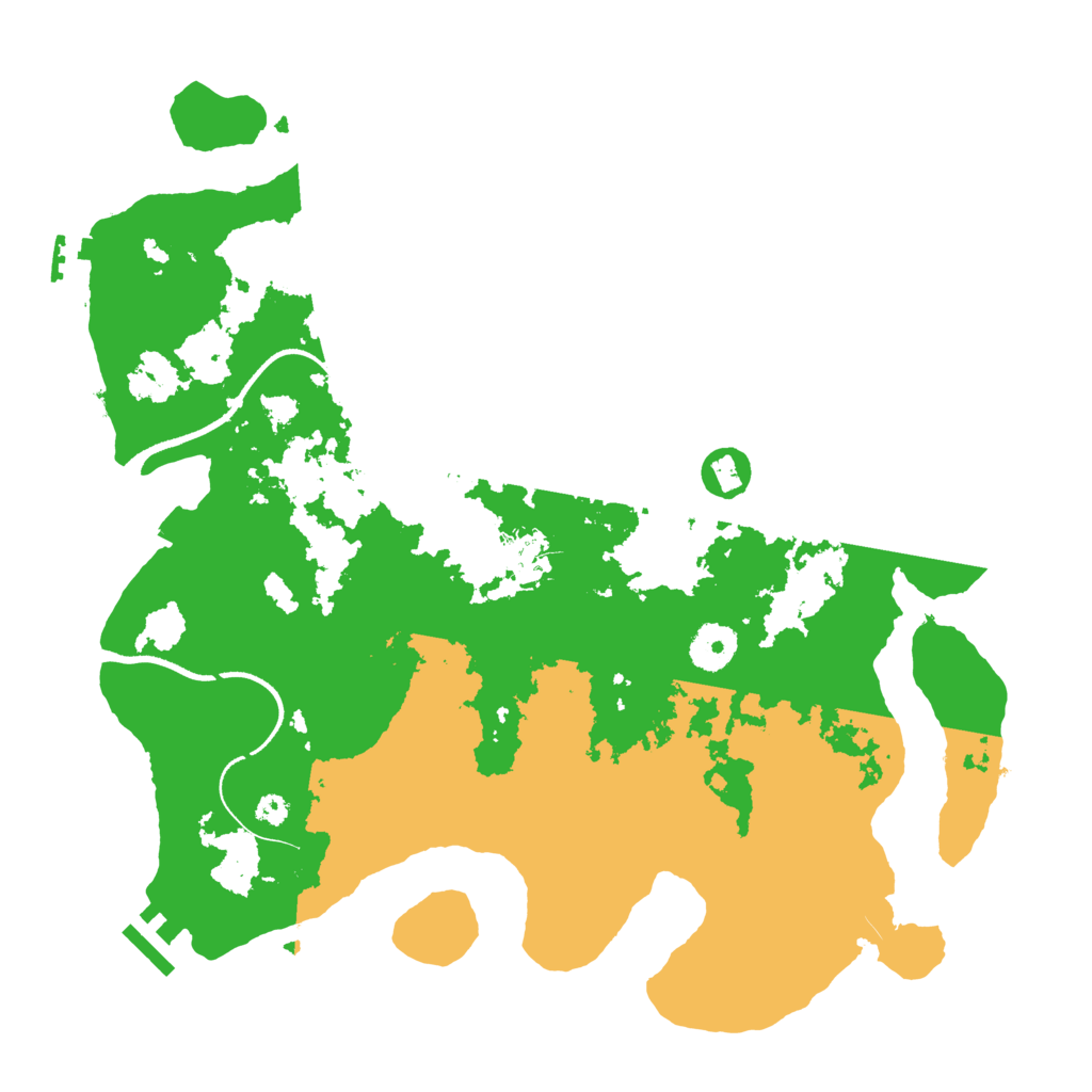 Biome Rust Map: Procedural Map, Size: 3500, Seed: 1672742377