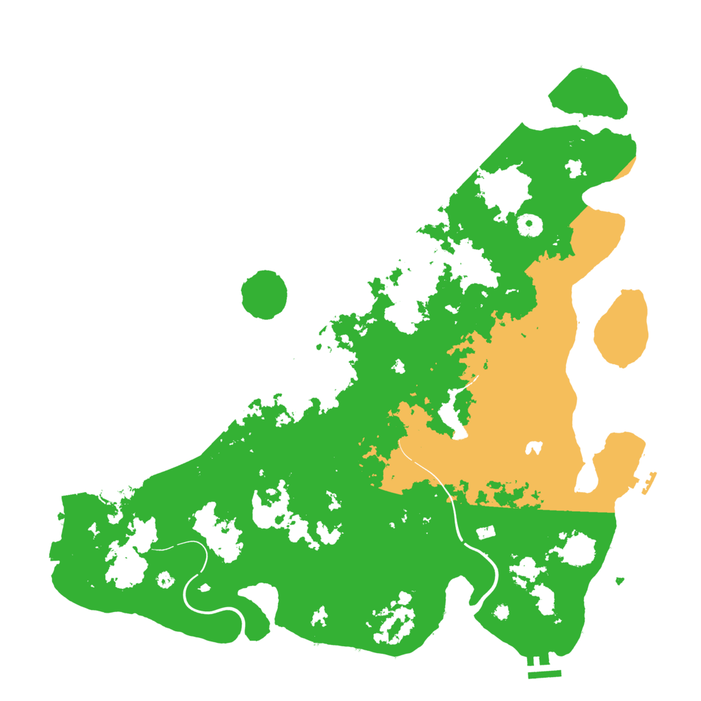 Biome Rust Map: Procedural Map, Size: 4250, Seed: 600519535