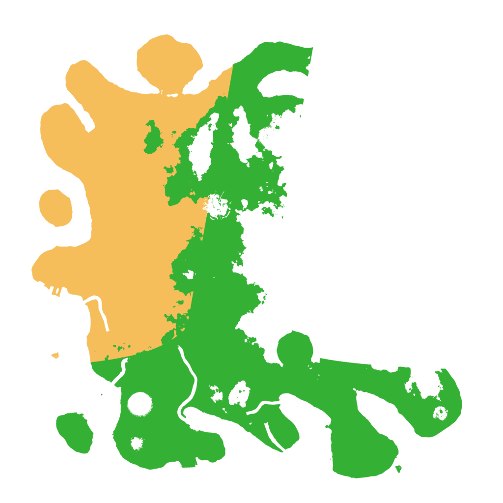 Biome Rust Map: Procedural Map, Size: 3700, Seed: 1883114789