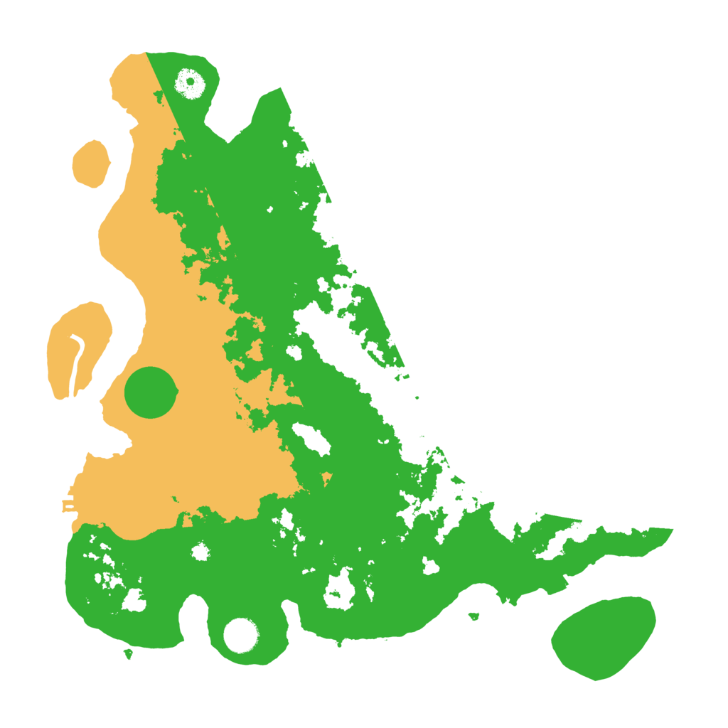 Biome Rust Map: Procedural Map, Size: 3700, Seed: 28487832
