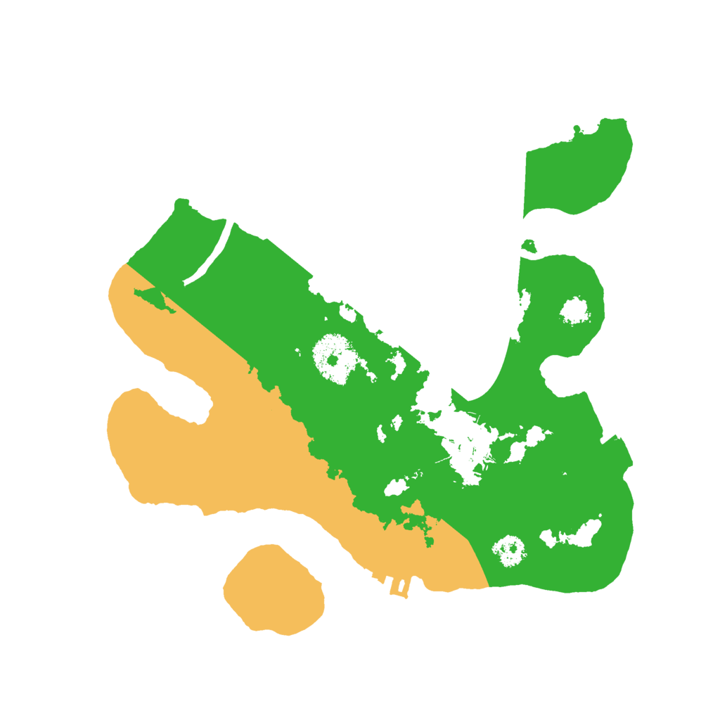 Biome Rust Map: Procedural Map, Size: 2400, Seed: 562567898