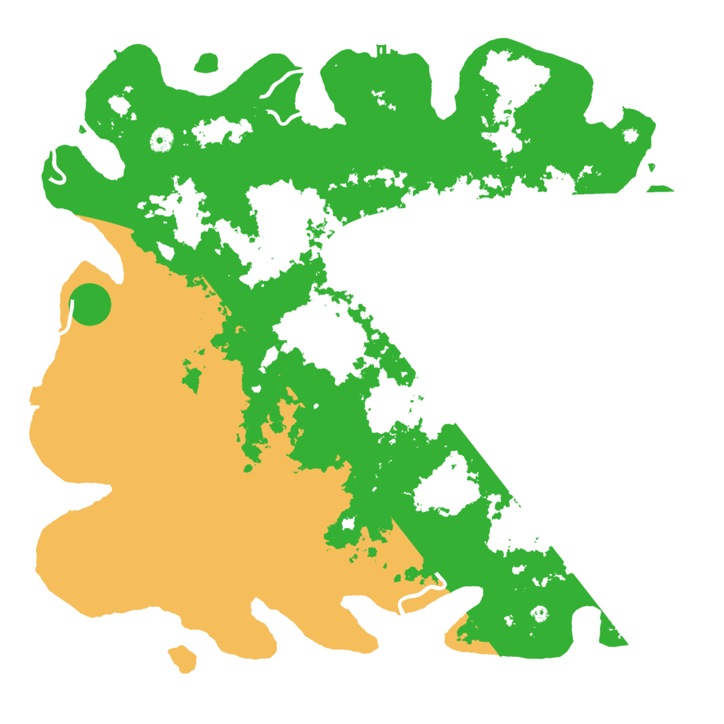 Biome Rust Map: Procedural Map, Size: 4500, Seed: 2007050084