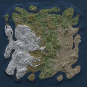 Thumbnail Rust Map: Procedural Map, Size: 4250, Seed: 554060060, 19 Monuments