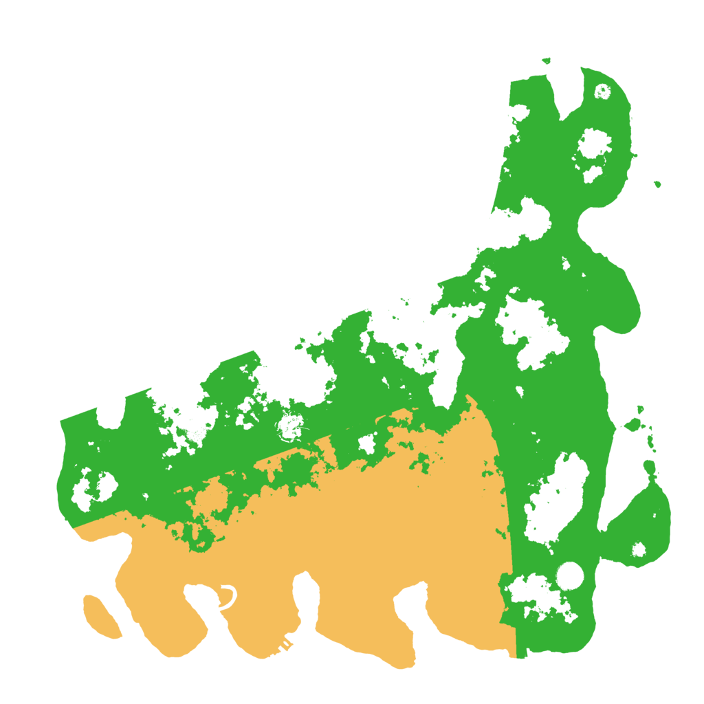 Biome Rust Map: Procedural Map, Size: 4500, Seed: 434122345