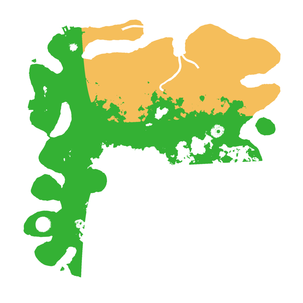 Biome Rust Map: Procedural Map, Size: 3500, Seed: 891822544