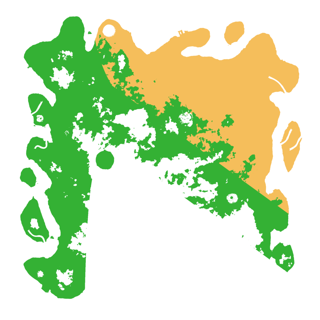 Biome Rust Map: Procedural Map, Size: 4600, Seed: 1616