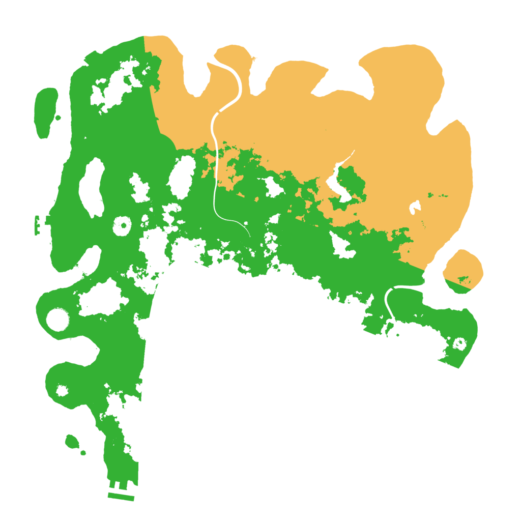 Biome Rust Map: Procedural Map, Size: 4000, Seed: 98547415