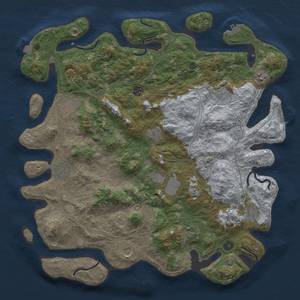 Thumbnail Rust Map: Procedural Map, Size: 4500, Seed: 315308065, 19 Monuments