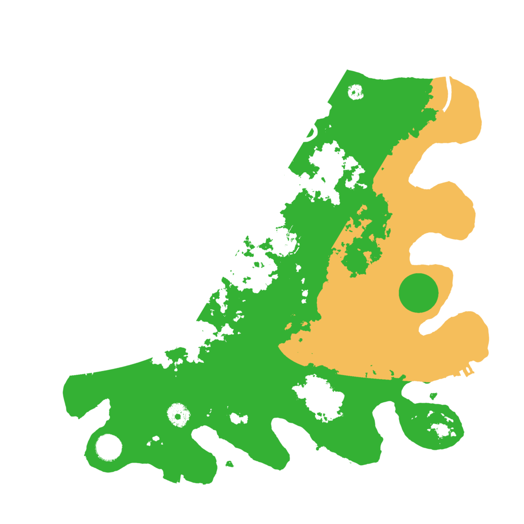 Biome Rust Map: Procedural Map, Size: 3500, Seed: 111011112