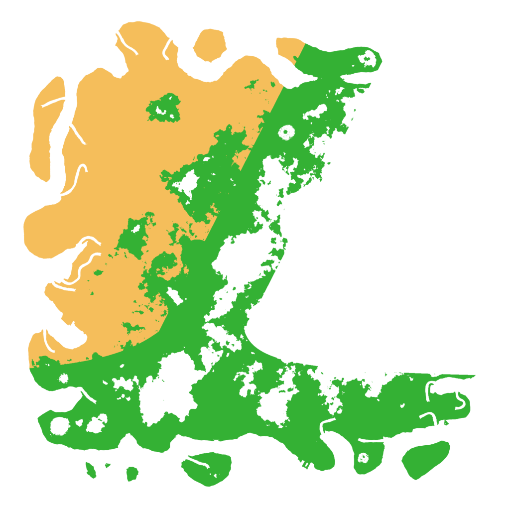 Biome Rust Map: Procedural Map, Size: 5000, Seed: 59989167