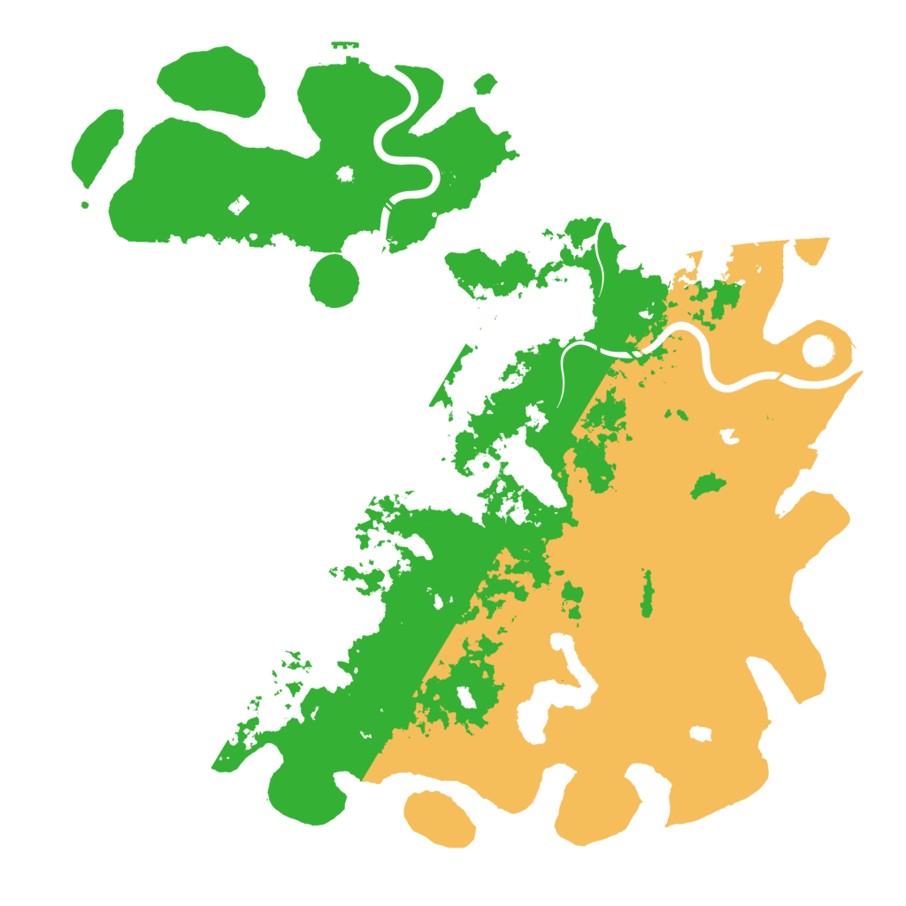 Biome Rust Map: Procedural Map, Size: 5000, Seed: 88765443