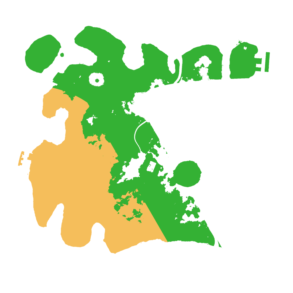 Biome Rust Map: Procedural Map, Size: 3000, Seed: 8211