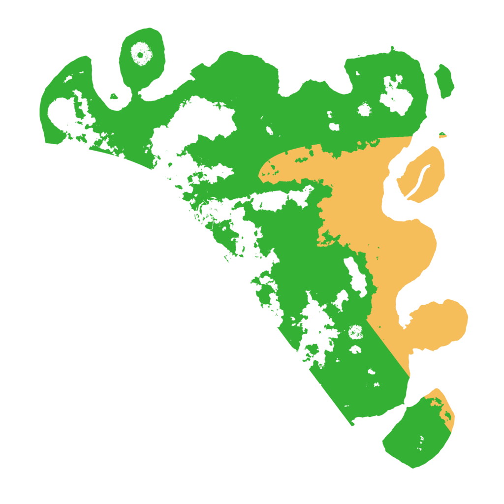 Biome Rust Map: Procedural Map, Size: 3500, Seed: 576919653