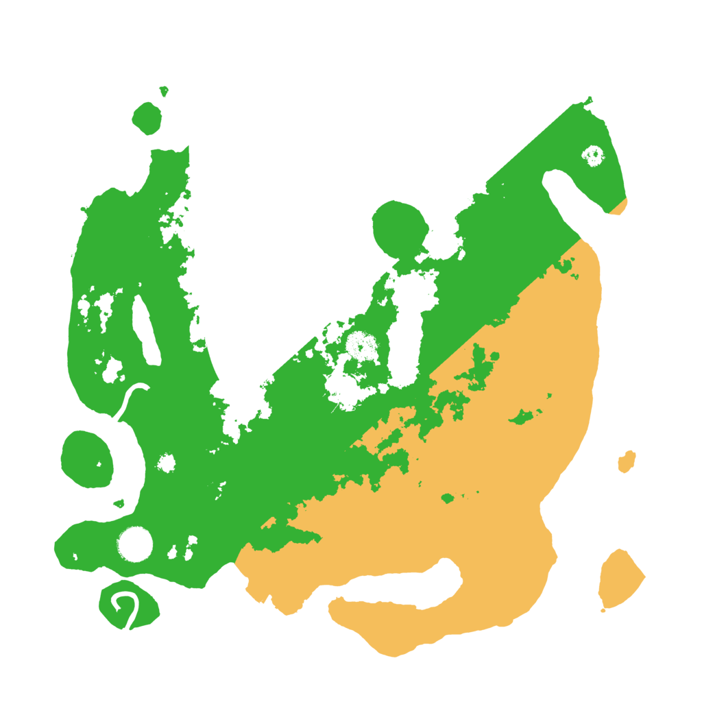 Biome Rust Map: Procedural Map, Size: 3500, Seed: 154624258