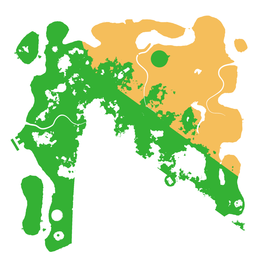 Biome Rust Map: Procedural Map, Size: 4200, Seed: 689786183