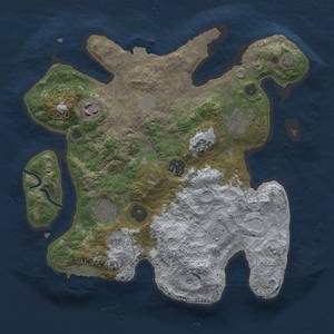 Thumbnail Rust Map: Procedural Map, Size: 3000, Seed: 458287320, 11 Monuments