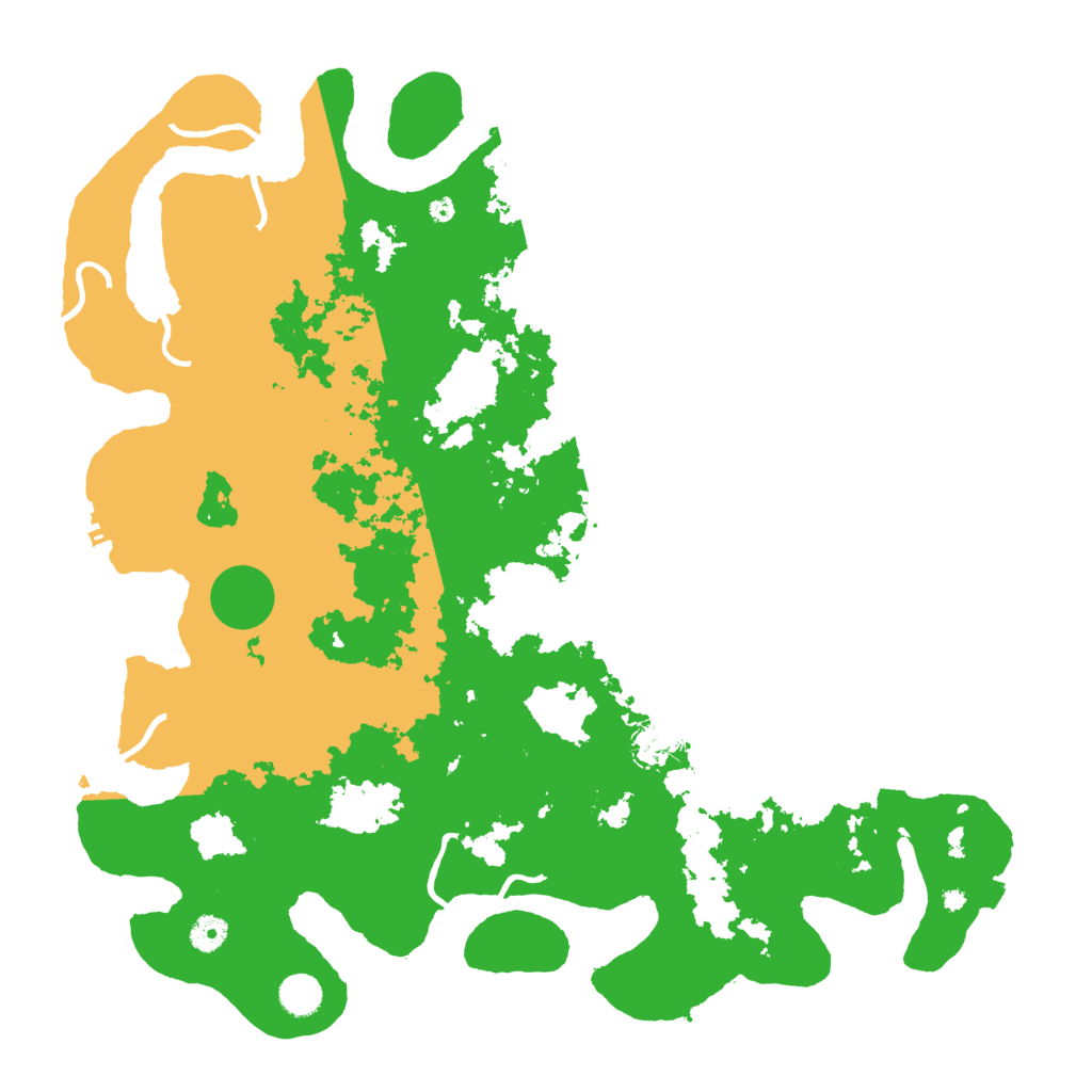 Biome Rust Map: Procedural Map, Size: 4500, Seed: 219995462