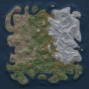 Thumbnail Rust Map: Procedural Map, Size: 4500, Seed: 219995462, 19 Monuments