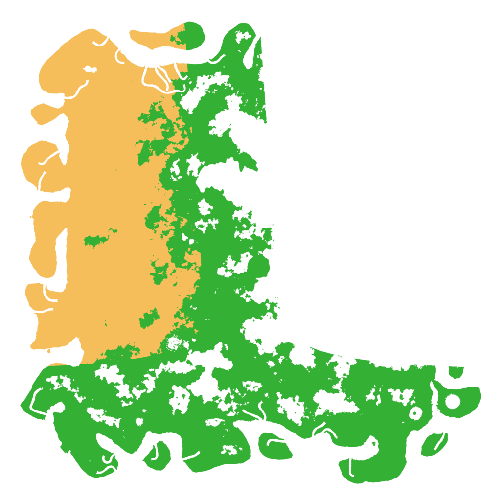 Biome Rust Map: Procedural Map, Size: 6000, Seed: 1263280117