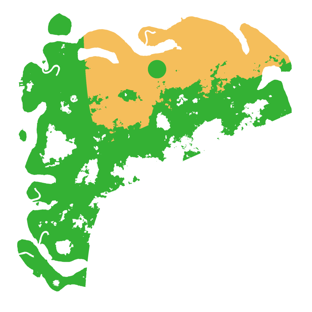 Biome Rust Map: Procedural Map, Size: 4500, Seed: 242