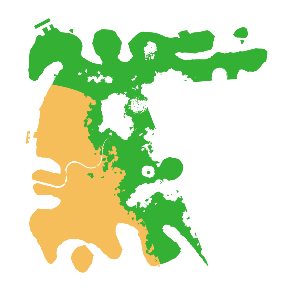 Biome Rust Map: Procedural Map, Size: 3500, Seed: 7344458