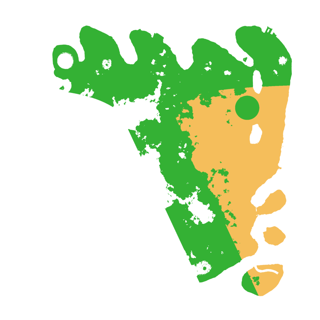 Biome Rust Map: Procedural Map, Size: 3500, Seed: 569453698