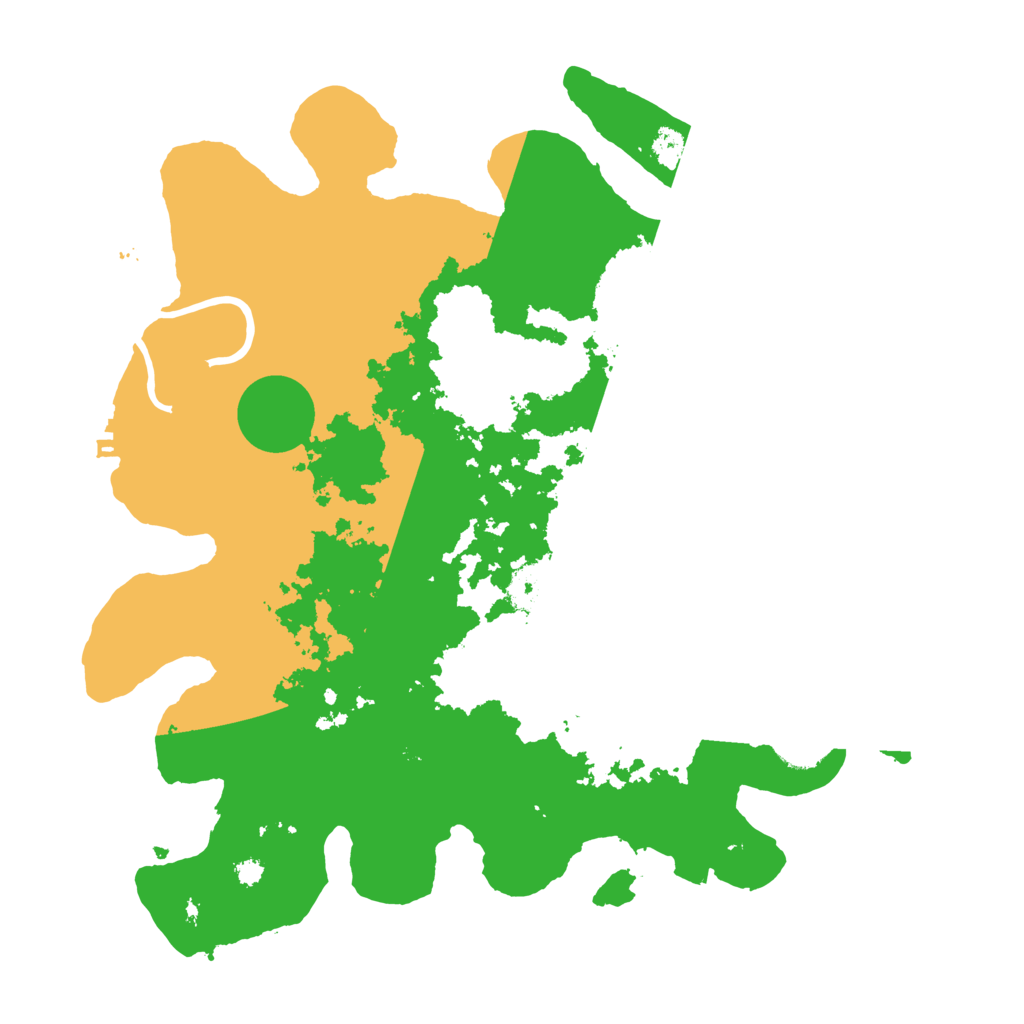 Biome Rust Map: Procedural Map, Size: 3500, Seed: 2120421645