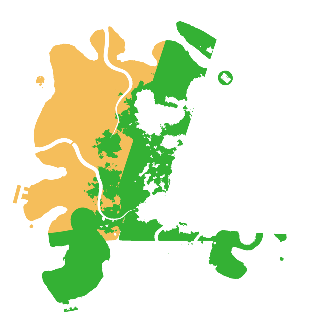 Biome Rust Map: Procedural Map, Size: 3500, Seed: 2120421645