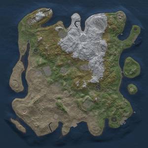 Thumbnail Rust Map: Procedural Map, Size: 4000, Seed: 402090244, 19 Monuments