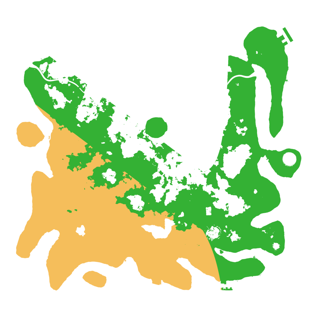 Biome Rust Map: Procedural Map, Size: 4000, Seed: 878416778