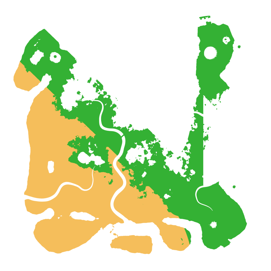 Biome Rust Map: Procedural Map, Size: 3750, Seed: 1448981