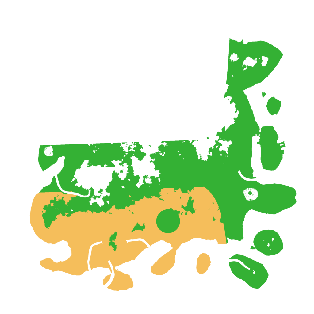 Biome Rust Map: Procedural Map, Size: 3500, Seed: 602445428